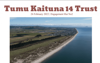 Video and minutes from Tumu Kaituna 14 Owners Engagement Hui #2
